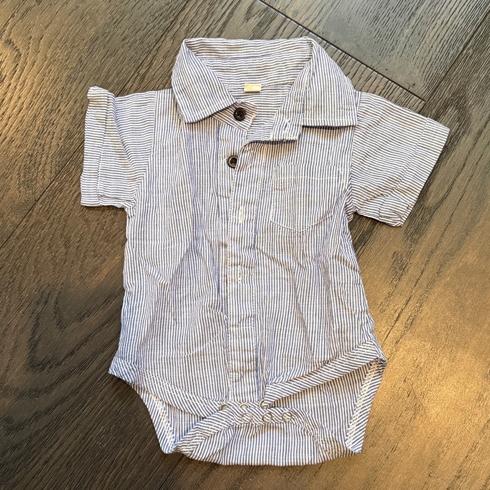 Striped Baby Onesie Shirt